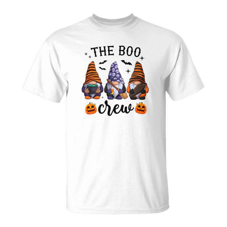 The Boo Crew Gnomes Halloween Pumpkins Unisex T-Shirt