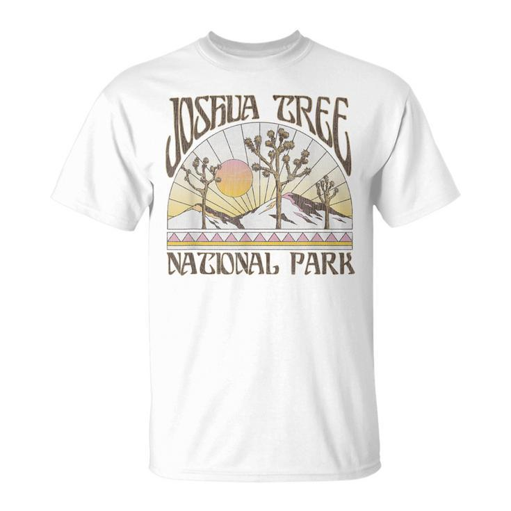 Vintage Joshua Tree National Park Retro Outdoor Camping Hike  Unisex T-Shirt