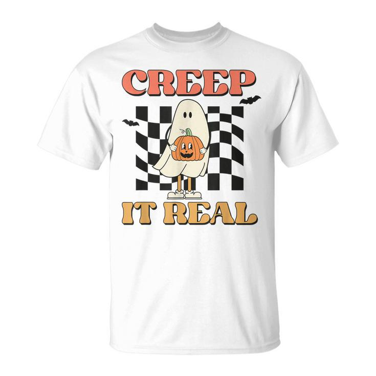 Vintage Retro Cute Creep It Real Halloween T-shirt