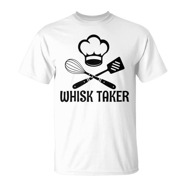 Whisk Taker Baking Pastry Cook Lovers Baker Chef Hat T-shirt