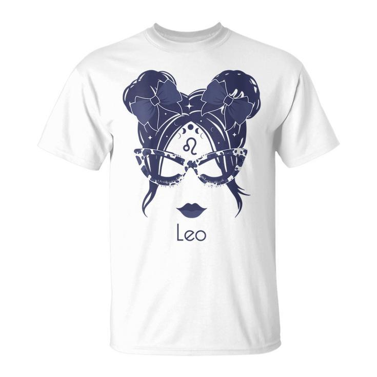 Womens Leo Girl Zodiac Birthday Unisex T-Shirt