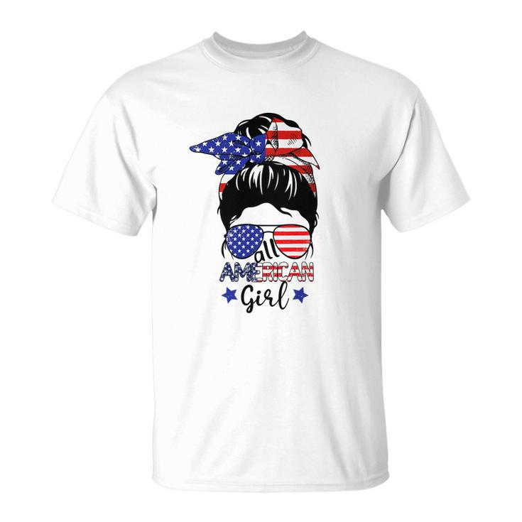 American Girl 4Th Of July V2 Unisex T-Shirt
