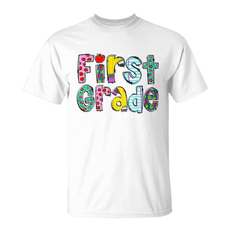 First Grade Girls Boys Teacher Team 1St Grade Squad Boy Girl T-Shirt