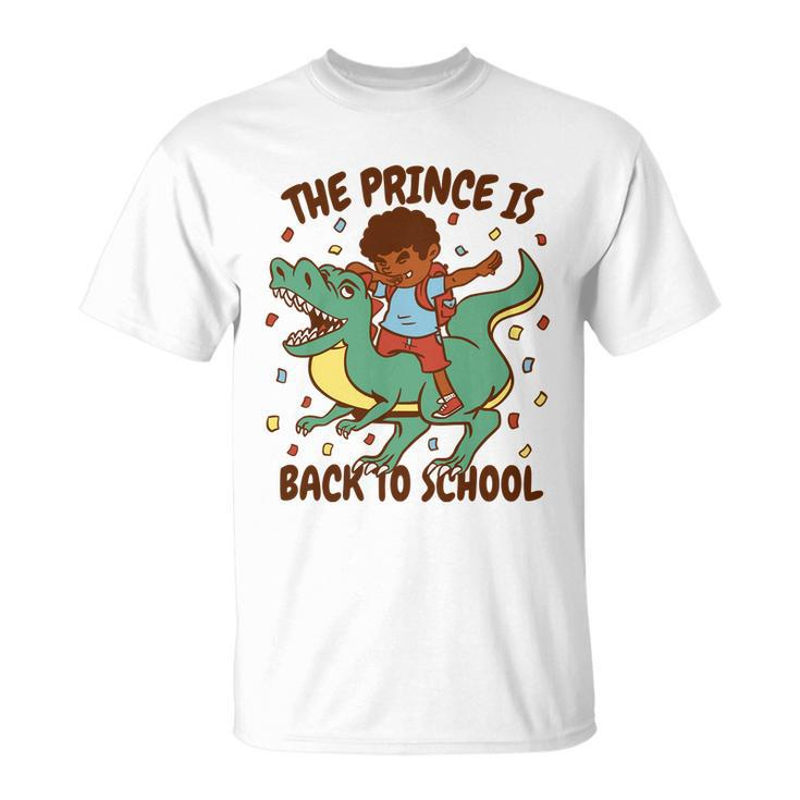The Prince Is Back To School Dinosaur Dab Unisex T-Shirt