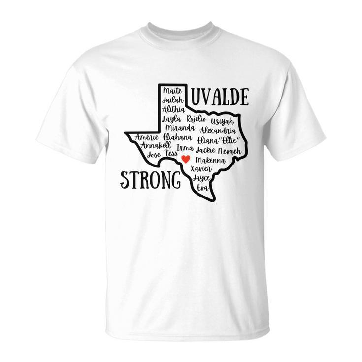 Uvalde Strong Remember The Victims Unisex T-Shirt