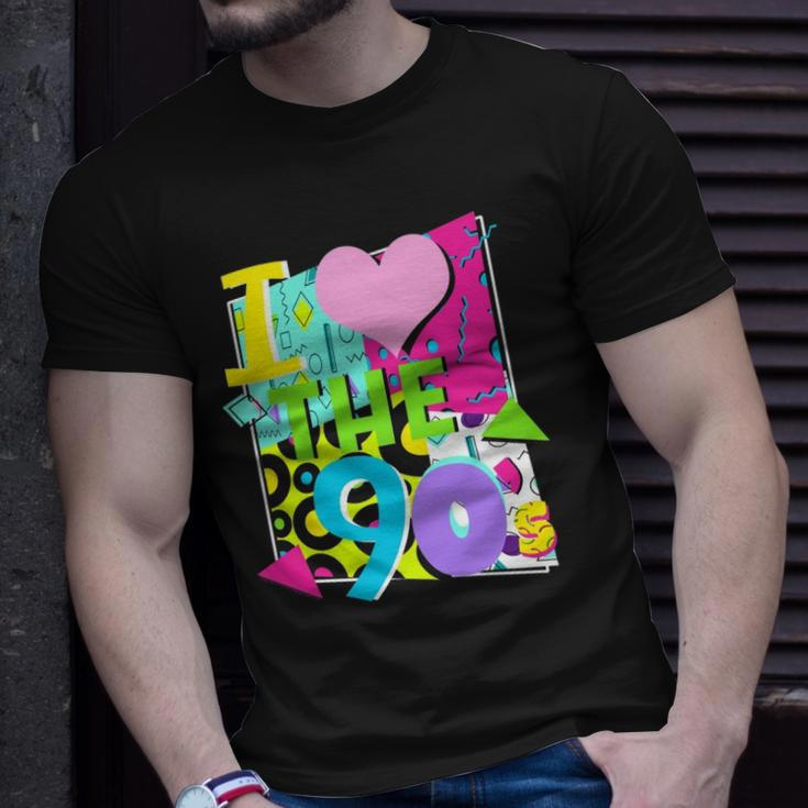 1990&8217S 90S Halloween Party Theme I Love Heart The Nineties Unisex T-Shirt Gifts for Him