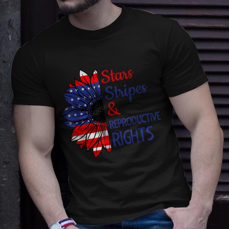 Stars Stripes Reproductive Rights American Flag 4Th Of July  V7 Unisex T-Shirt