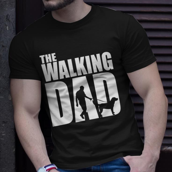 Best Funny Gift For Fathers Day 2022 The Walking Dad Unisex T-Shirt
