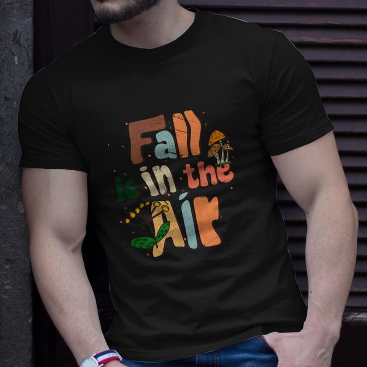 Fall In The Air Goovy Style Men Women T-shirt Graphic Print Casual Unisex Tee