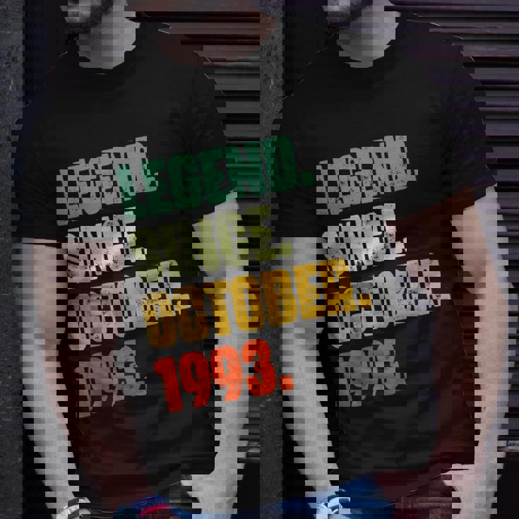 29 Years Old Legend Since October 1993 29Th Birthday V2 T-shirt Gifts for Him