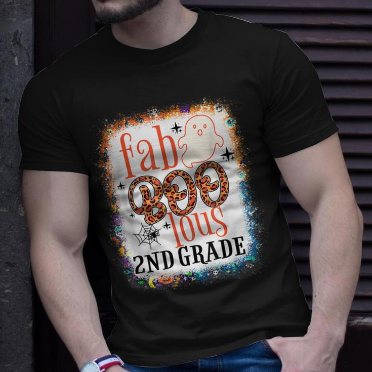 2Nd Grade Boo Crew Second Grade Teacher Students Halloween Unisex T-Shirt Gifts for Him