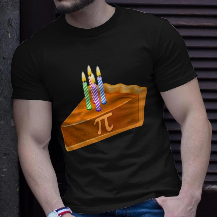 314 Happy Pi Day March 14 Birthday Slice Of Pie Unisex T-Shirt Gifts for Him