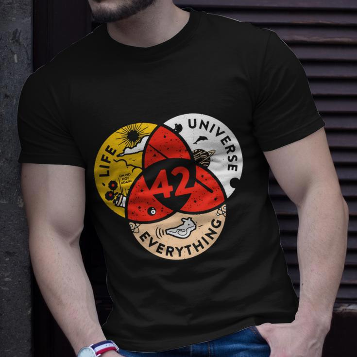 42 The Answer To Life The Universe And Everything Unisex T-Shirt Gifts for Him