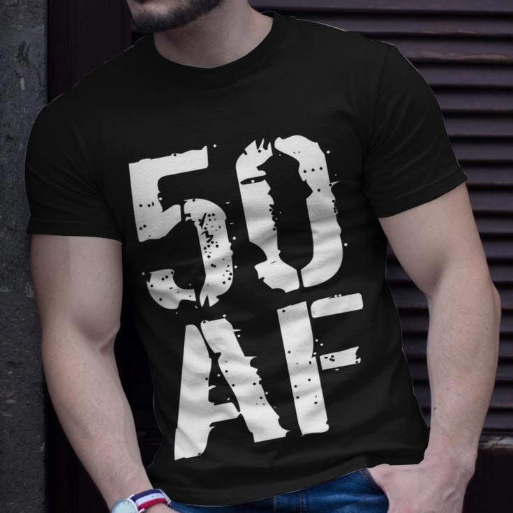 50 Af 50Th Birthday Unisex T-Shirt Gifts for Him