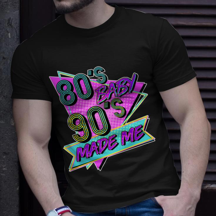 80S Baby 90S Made Me Unisex T-Shirt Gifts for Him