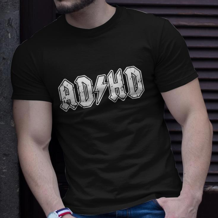 Adhd Add Parody Rock And Roll Entourage Music Funny Unisex T-Shirt Gifts for Him