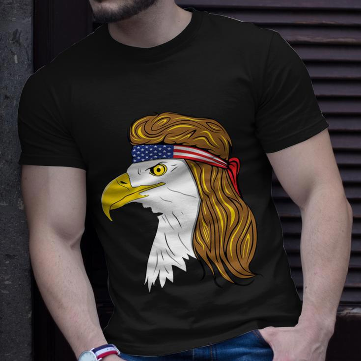 American Bald Eagle Mullet 4Th Of July Funny Usa Patriotic Cute Gift Unisex T-Shirt Gifts for Him