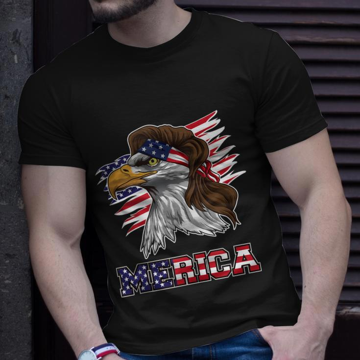 American Bald Eagle Mullet 4Th Of July Funny Usa Patriotic Meaningful Gift Unisex T-Shirt Gifts for Him