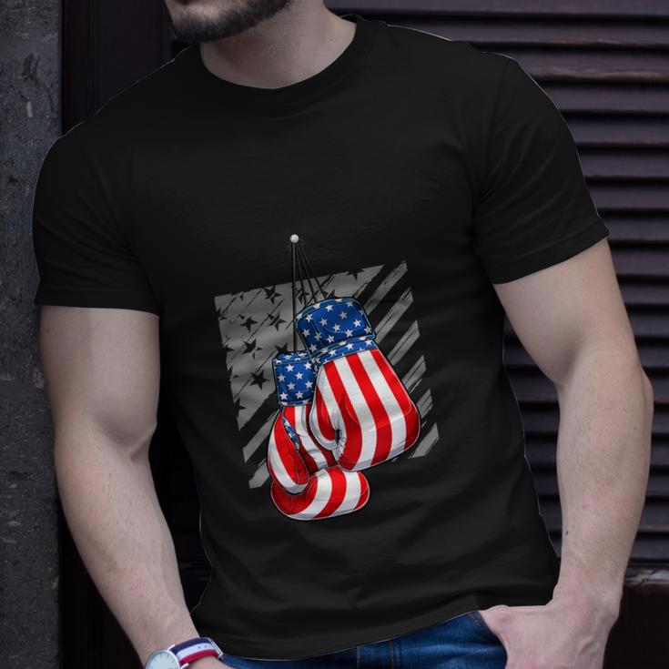 American Boxer Funny 4Th Of July Unisex T-Shirt Gifts for Him