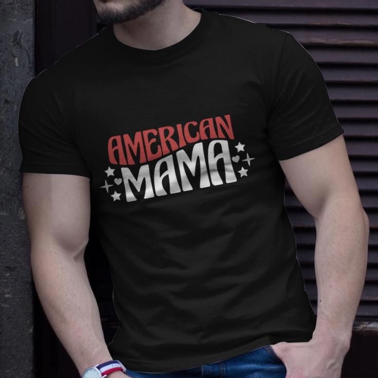 American Mama White 4Th Of July Unisex T-Shirt Gifts for Him