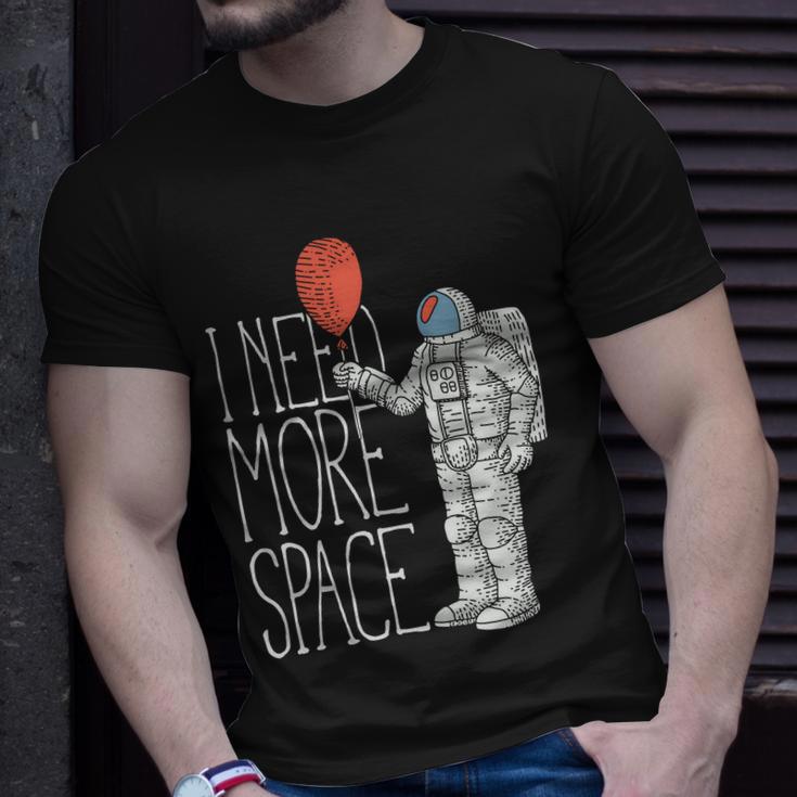 Astronaut I Need More Space Unisex T-Shirt Gifts for Him