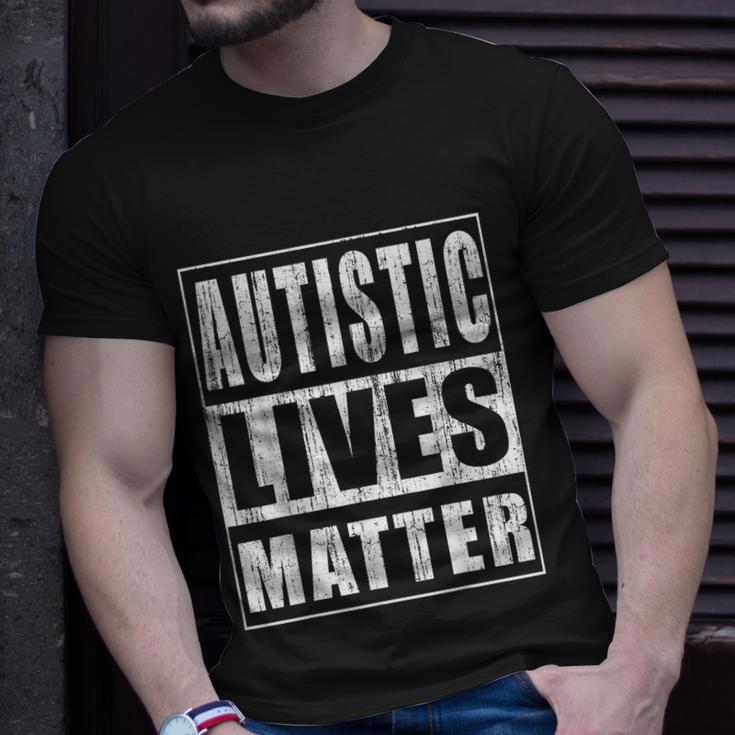 Autistic Lives Matter Funny Autism Supporter Gift Tshirt Unisex T-Shirt Gifts for Him