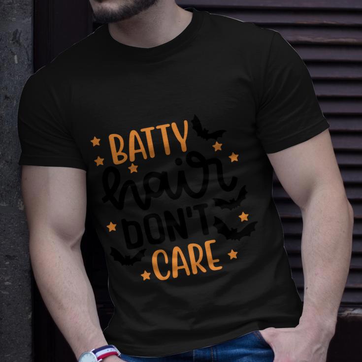 Batty Hair Dont Care Halloween Quote Unisex T-Shirt Gifts for Him