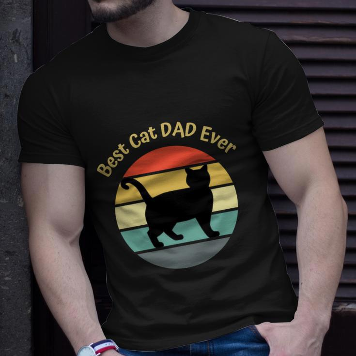 Best Cat Dad Ever V2 Unisex T-Shirt Gifts for Him