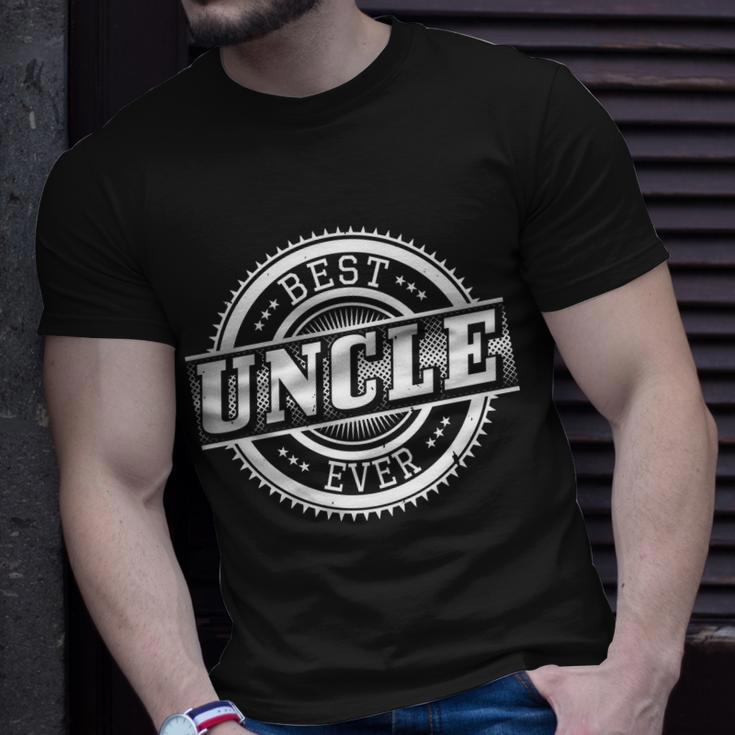 Best Uncle Ever Badge Unisex T-Shirt Gifts for Him
