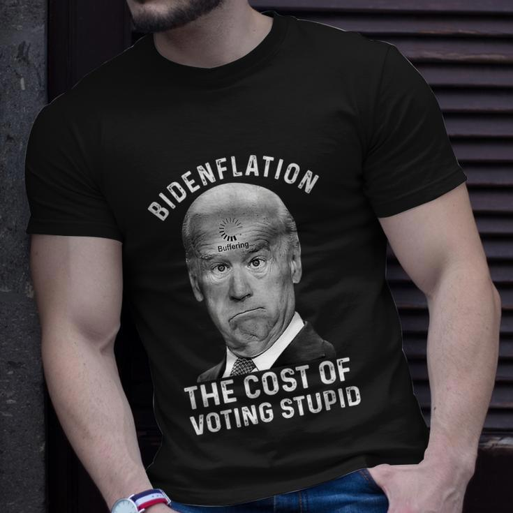 Bidenflation The Cost Of Voting Stupid Unisex T-Shirt Gifts for Him