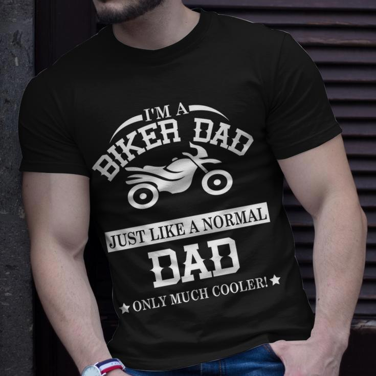 Biker Dad Tshirt Unisex T-Shirt Gifts for Him