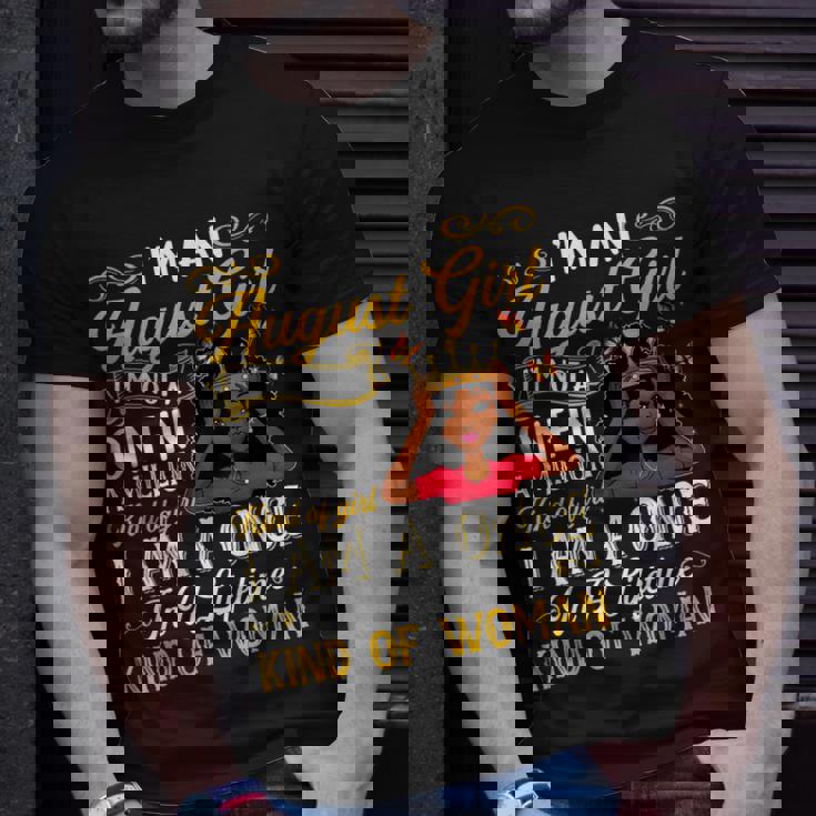 Birthday August Queen Girls Im An August Girl T-shirt Gifts for Him