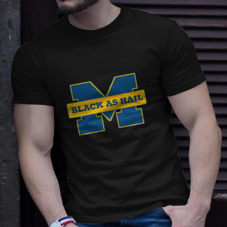Black As Hail Michigan Tshirt Unisex T-Shirt Gifts for Him