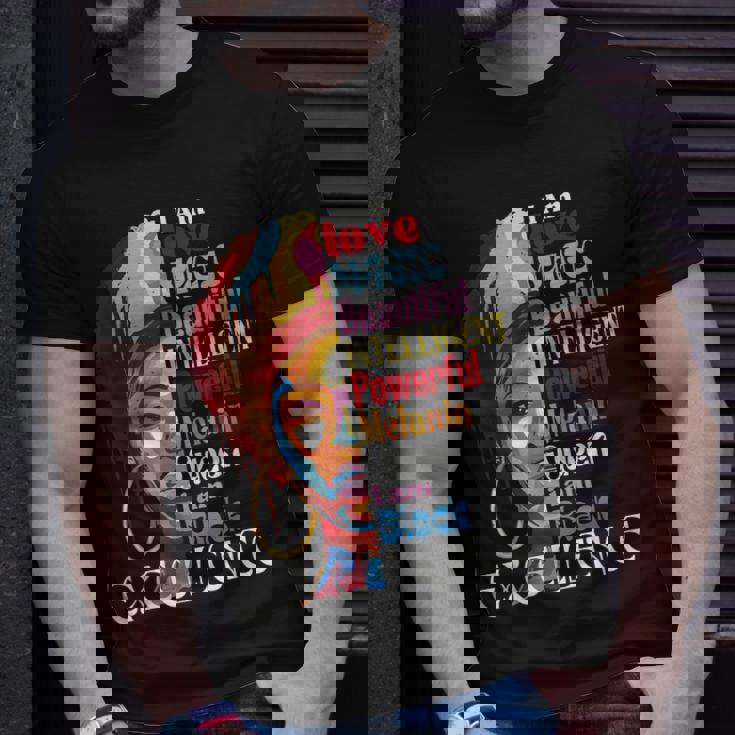 Black-Girl-Magic Beautiful Proud African Melanin Afro Queen T-shirt Gifts for Him