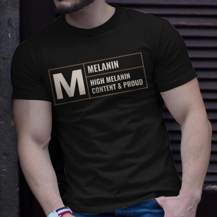 Black History Melanin African Pride Proud Melanin Afro Queen T-shirt Gifts for Him