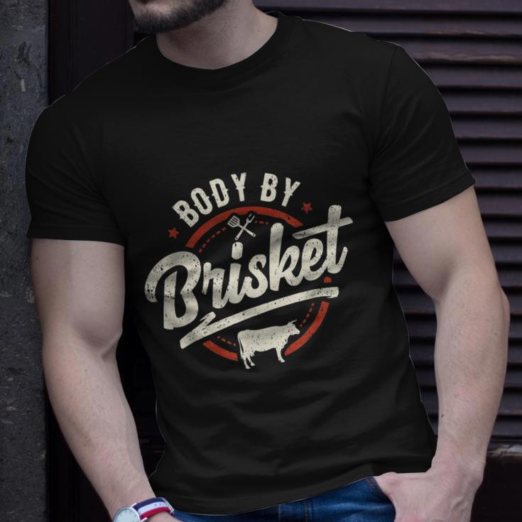 Body By Brisket Backyard Cookout Bbq Grill Unisex T-Shirt Gifts for Him