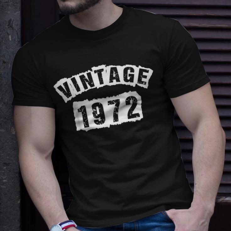Born In 1972 50 Years Old Made In 1972 50Th Birthday Unisex T-Shirt Gifts for Him