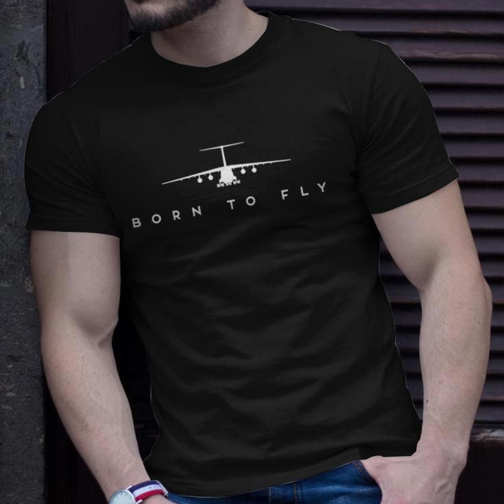 Born To Fly &8211 C-17 Globemaster Pilot Gift Unisex T-Shirt Gifts for Him