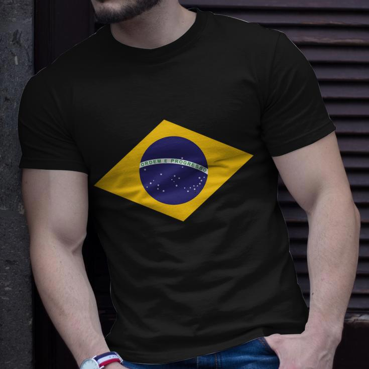 Brazil National Flag Unisex T-Shirt Gifts for Him