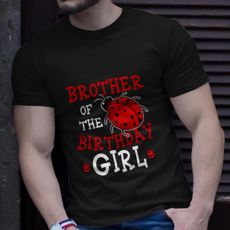 Brother Of The Birthday Girl Ladybug Bday Party Unisex T-Shirt Gifts for Him