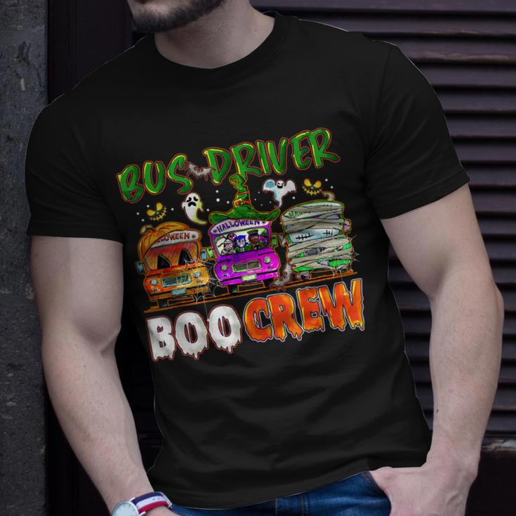 Bus Driver Boo Crew School Bus Driver Life Halloween Unisex T-Shirt Gifts for Him