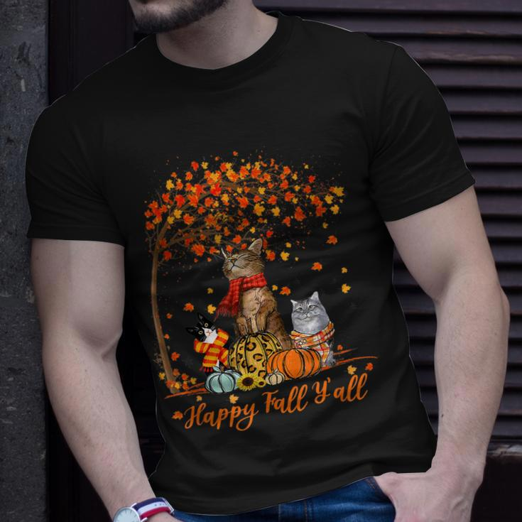 Cat It’S Fall Y’All Pumpkin Autumn Halloween Cat Fall Autumn T-shirt Gifts for Him