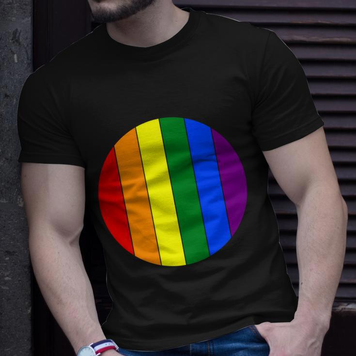Circle Lgbt Gay Pride Lesbian Bisexual Ally Quote Unisex T-Shirt Gifts for Him
