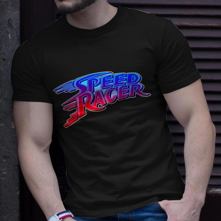 Classic Retro Speed Racer Logo Tshirt Unisex T-Shirt Gifts for Him