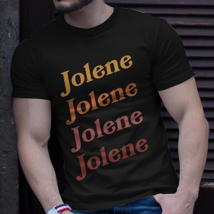 Classic Vintage Style Colors Jolene Unisex T-Shirt Gifts for Him