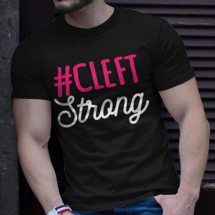 Cleft Lip Palate Strong Awareness Week Orofacial Hare-Lip T-shirt Gifts for Him