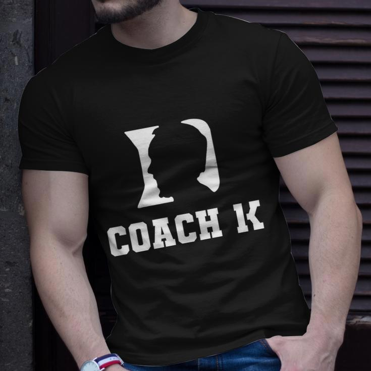 Coach 1K 1000 Wins Basketball College Font 1 K Unisex T-Shirt Gifts for Him