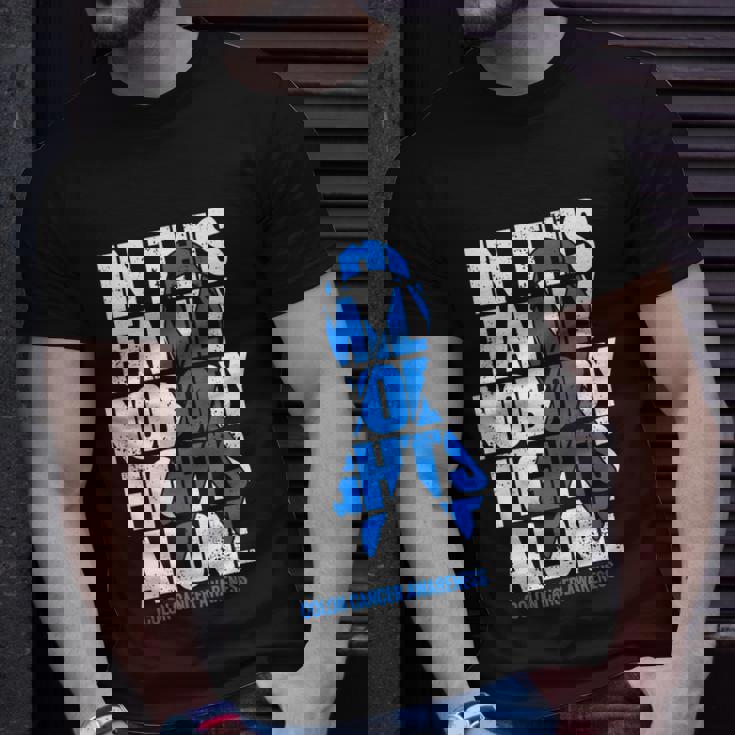 Colon Cancer Awareness Shirts Family Colon Cancer Awareness Unisex T-Shirt Gifts for Him