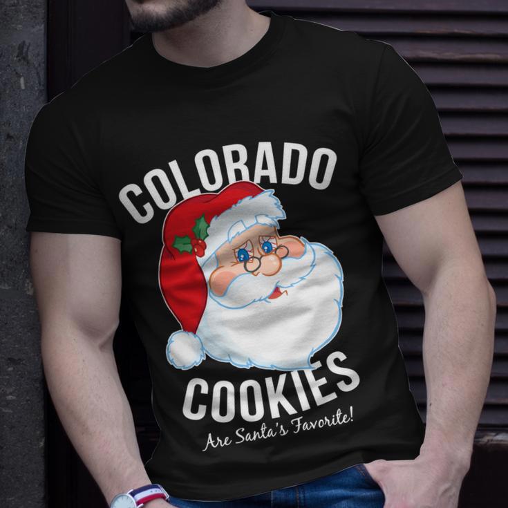 Colorado Cookies Are Santas Favorite Tshirt Unisex T-Shirt Gifts for Him