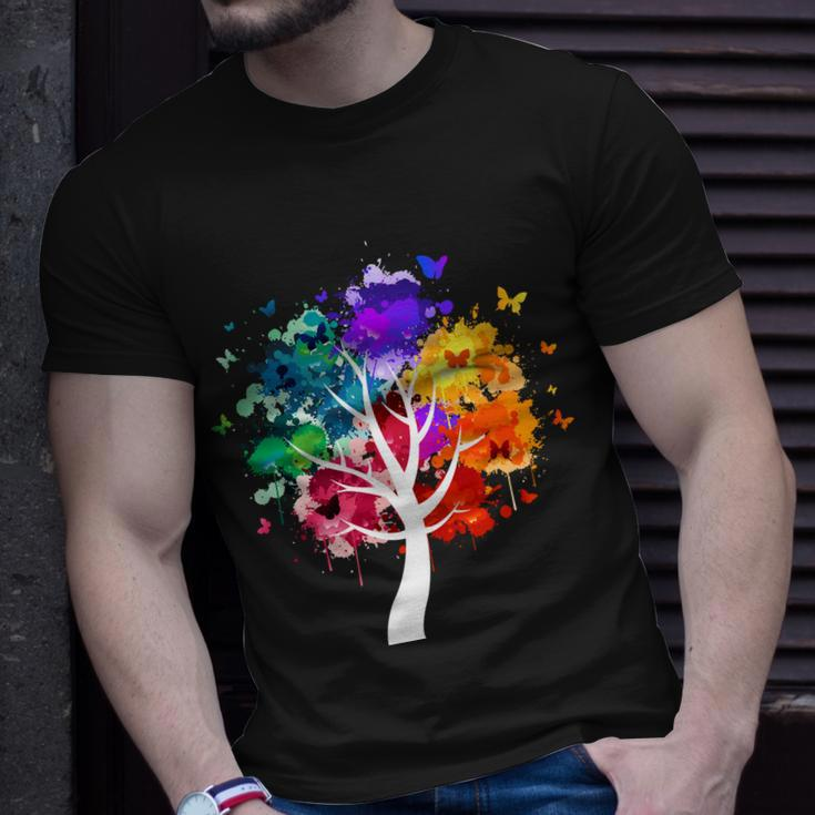 Colorful Tree Of Life Tshirt Unisex T-Shirt Gifts for Him